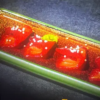 14 sake rosa con salsa ponzu