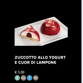 Zuccotto allo yogurt e crema di lamponi