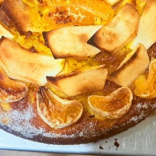 TORTA MELE E MANDARINO fetta