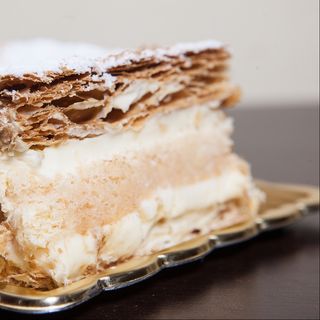 Tronchetto millefoglie crema chantilly