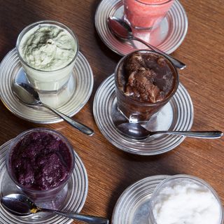 Granita caffè con panna