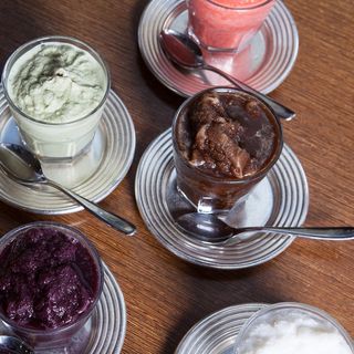 Granita cioccolato con panna