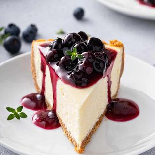 Cheese cake mirtilli