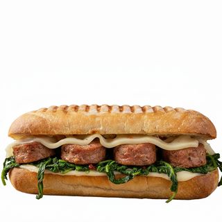 Panino salsiccia e friarielli e provola + pepsi