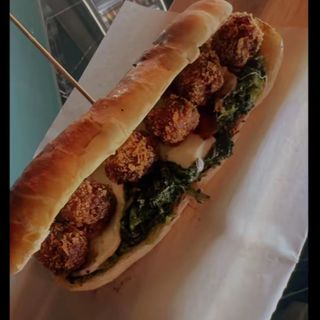 Panino friarielli e polpette