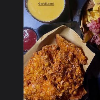 Stracetti di Pollo con Tegamino di Cheddar