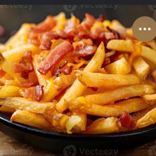 Patatine pulled e bacon e salsa bbq