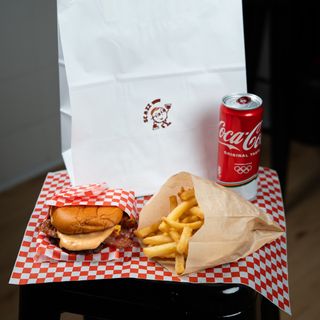 Combo smash bacon menù