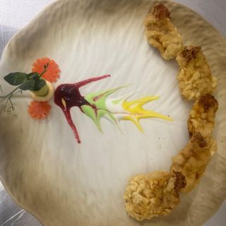 Crispy Golden fried prawns