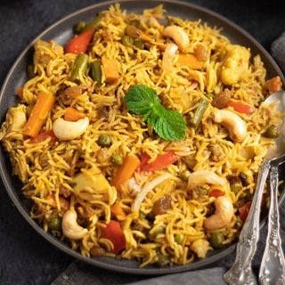 Vegetarian biryani