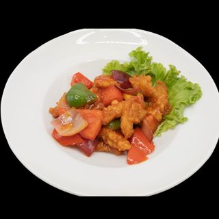 Filetto di pesce in agrodolce