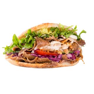 Panino Kebab al forno fresco