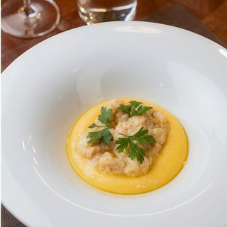 Baccalà alla vicentina con polenta morbida