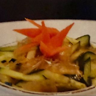 6. Medusa con cetriolo marinato