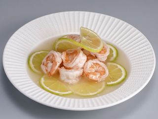 64. Gamberi al limone