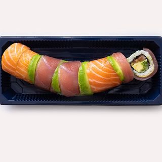 6458- Dragon roll salmone