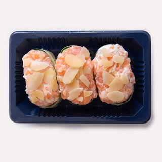 Gunkan salmone mandorla