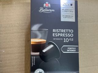 Caffè capsule ristretto espresso