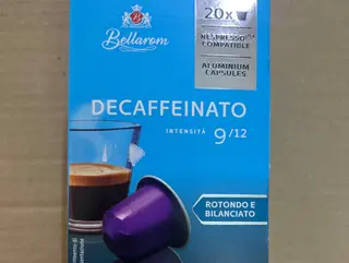 Caffè capsule decaffeinato