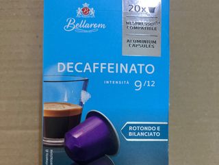 Caffè capsule decaffeinato