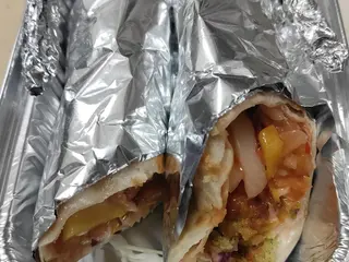 Chicken tikka roll