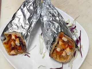 Paneer tikka roll