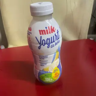 Milk yogurt banana