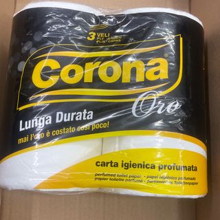 Carta igienica corona oro
