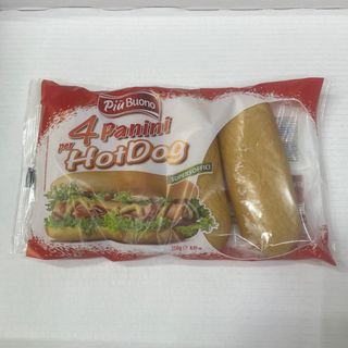 4 panini per hotdog