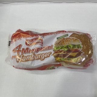 4 maxi panini per hamburger