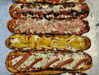 Lingua di pizza wurstel