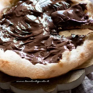 Pizza con nutella gluten free