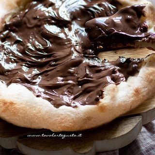 Pizza con nutella gluten free
