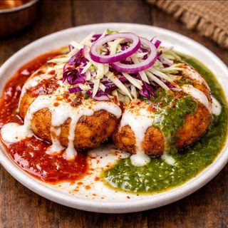 Aloo Tikki Chaat