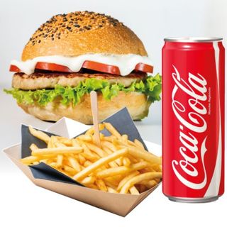 menu FIT CHICKEN BURGER