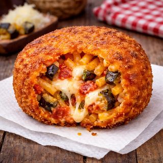 Frittatina di pasta alla norma