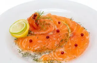 Salmone marinato