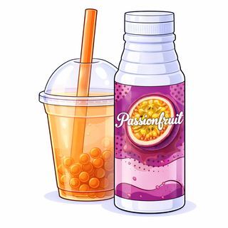 Bubble Tea Passion Fruit