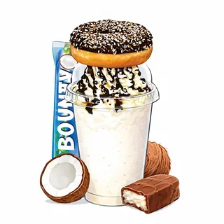 MILKSHAKE BOUNTY + DONUT
