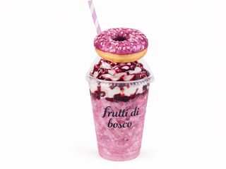 Milkshake frutti di bosco + Donut