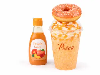 Milkshake Pesca + Donut