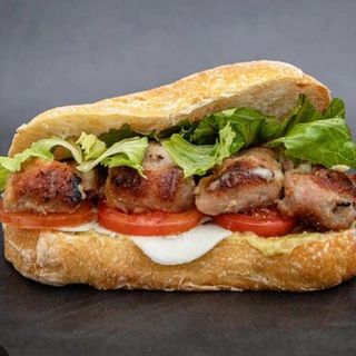 Braciolettine insalata e pomodoro