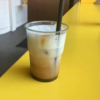 Iced caramel coffee