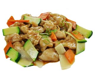 Pollo con verdure miste