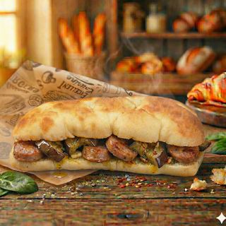 Salsiccia e melanzane sott'olio