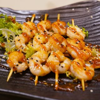 100. SPIEDINI DI GAMBERI (2 pz)