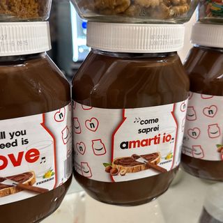 Crêpes Nutella e crema di pistacchio e granella di pistacchio