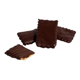 Chiacchiere al cioccolato fondente 