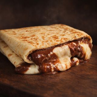 Cheesecake tacos: Nutella e squacquerone