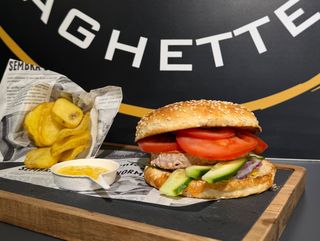 Provoletta burger
